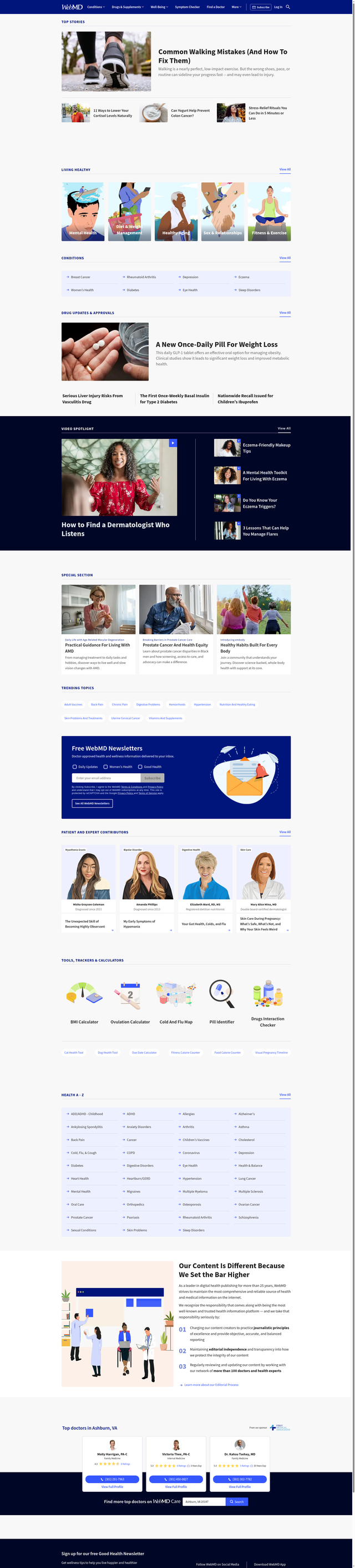 php-webdriver screenshot showing the page after ad removal